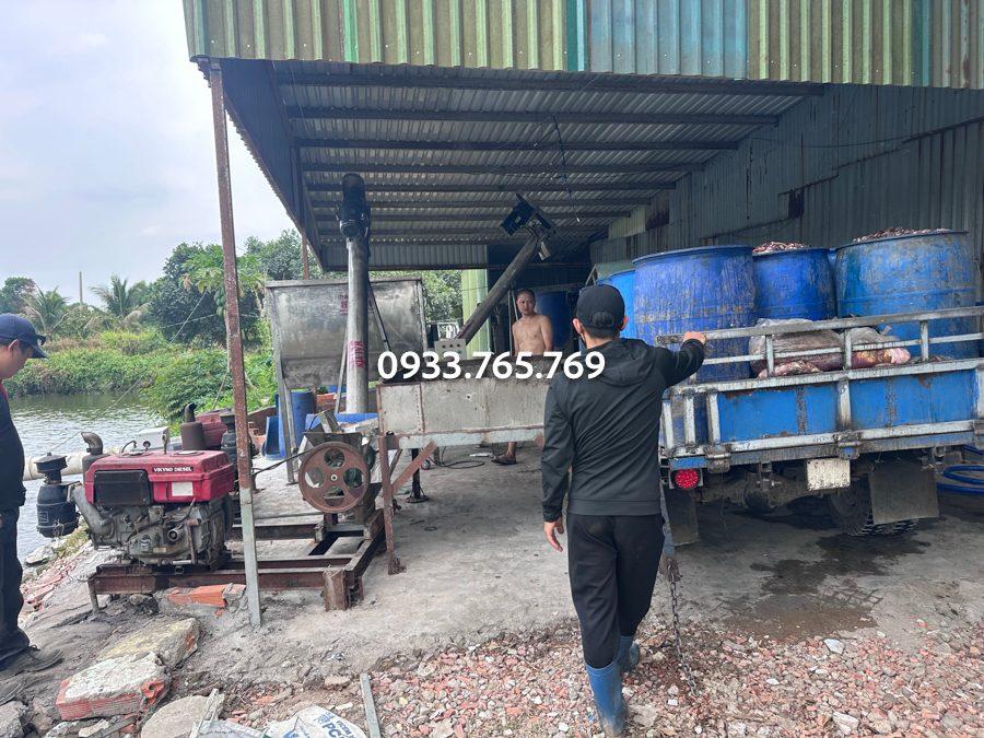 ban giao may tron đầu cá